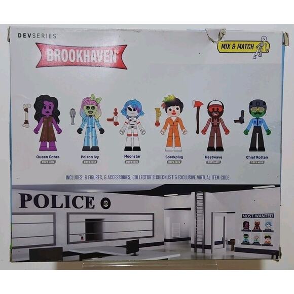 Roblox DevSeries BROOKHAVEN'S MOST WANTED 6 Action Figures - Picture 3 of 4